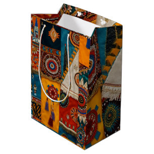Sophisticated Luxury African Asian Caribbean Medium Gift Bag
