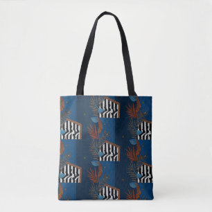 Sophisticated Luxury African Asian Caribbean Tote Bag