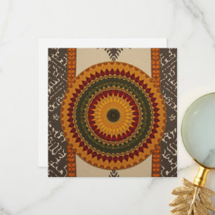 Sophisticated Luxury African Caribbean Asian Thank You Card