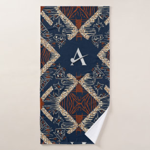 Sophisticated Luxury African Caribbean Island Bath Towel