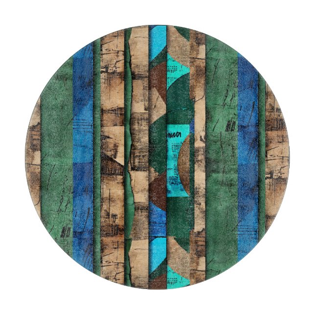 Sophisticated Luxury African Caribbean Island Cutting Board (Front)