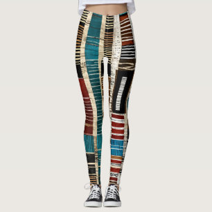 Sophisticated Luxury African Caribbean Island Leggings