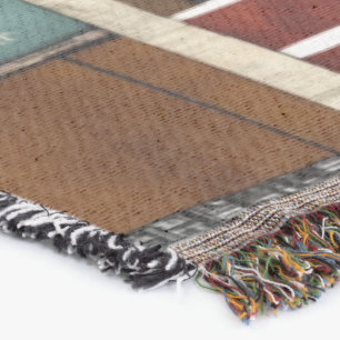 Sophisticated Luxury African Caribbean Island Throw Blanket