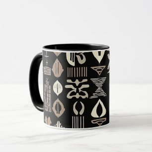 Sophisticated Luxury African Caribbean Mudcloth Mug