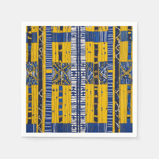 Sophisticated Luxury African Caribbean Mudcloth Napkin