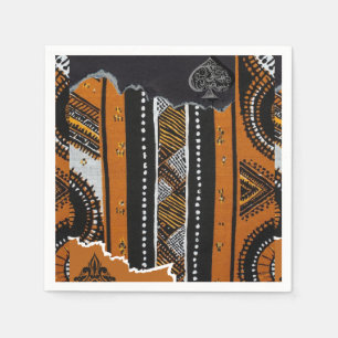 Sophisticated Luxury African Caribbean Napkin