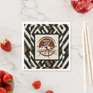Sophisticated Luxury African Caribbean Napkin