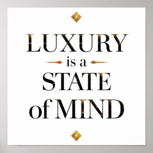 Sophisticated Luxury Quote Typography Art Poster