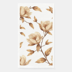 Sophisticated Magnolia Grandiflora Napkin