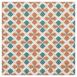 Sophisticated Mid-Century Modern Atomic Starburst Fabric