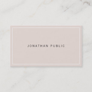 Sophisticated Modern Simple Design Professional Business Card