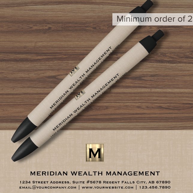 Sophisticated Monogram Financial Pen (Creator Uploaded)