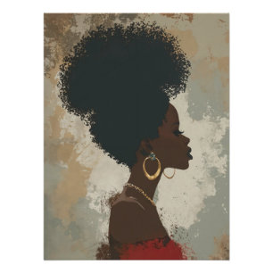 Sophisticated Multicolor Abstract Poster