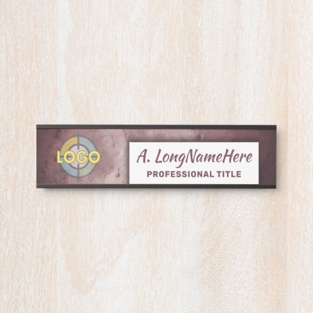 Sophisticated Nameplate Professional Law Office    (Front)