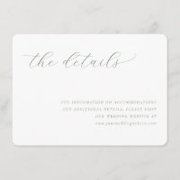Sophisticated Off-White Minimalist Wedding Details