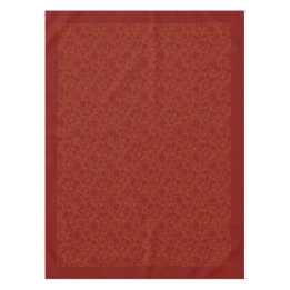 Sophisticated Red Damask Holiday Dining Tablecloth