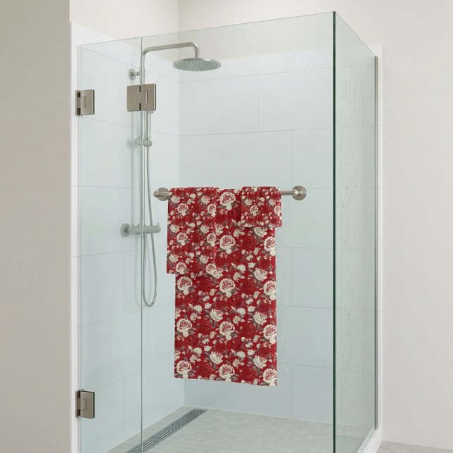 Sophisticated Rose  Bath Towel Set (Creator Uploaded)