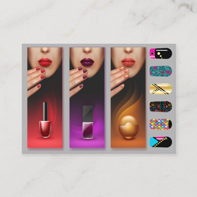 Sophisticated Salon Business Card (Front)