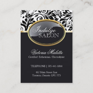 Sophisticated Salon Business Card Template