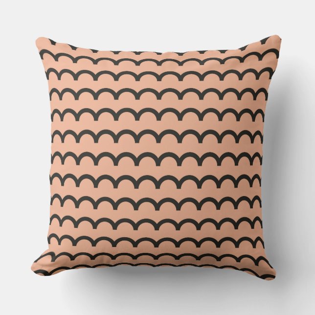  Sophisticated Scalloped Pattern for Stylish Cushion (Front)