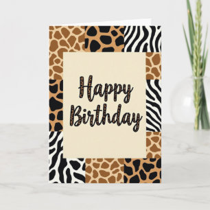Sophisticated Script Birthday Card