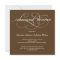 Sophisticated Script Rehearsal Dinner Invitation