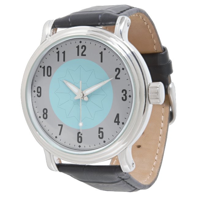 Sophisticated Silver Colour Stylish Watch (Angled)