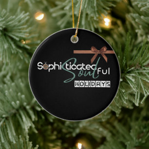 Sophisticated Soul    Ceramic Ornament
