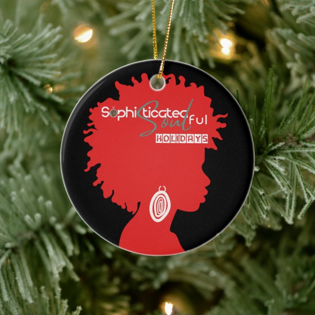 Sophisticated Soul    Ceramic Ornament (Tree)