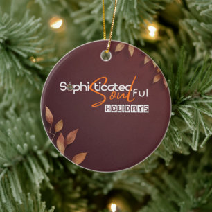 Sophisticated Soul Ceramic Ornament
