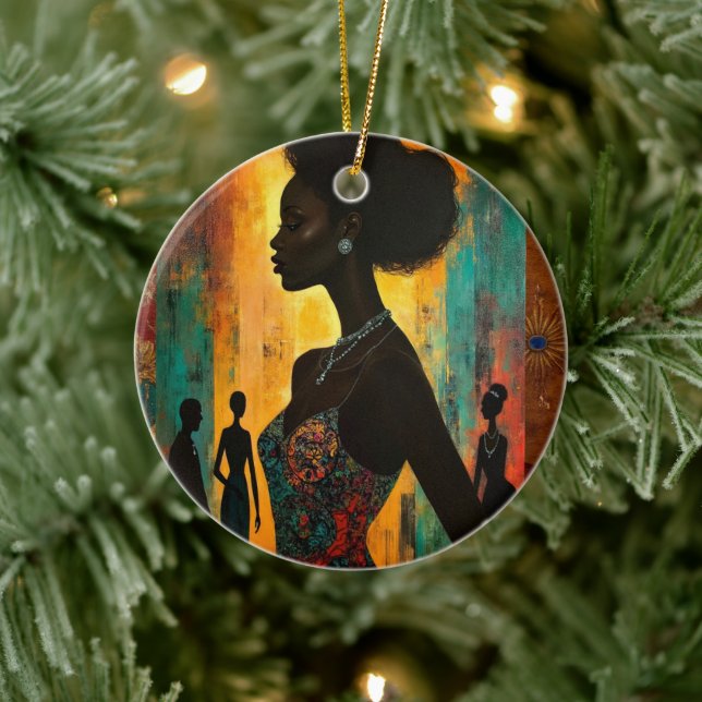 Sophisticated Soul    Ceramic Ornament (Tree)