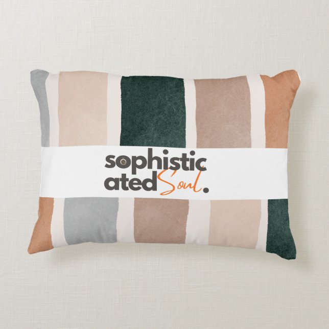 Sophisticated Soul Multicolor Decorative Cushion (Back)