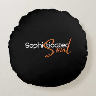 Sophisticated Soul Round Cushion