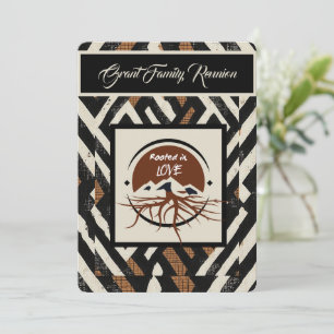 Sophisticated Soulful Family Reunion Invitation