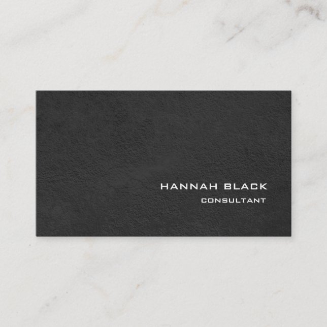 Sophisticated Stylish Grey Pattern Modern Elegant Business Card (Front)