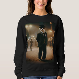Sophisticated Suricates: Meerkat’s Black Tie Event Sweatshirt