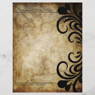 Sophisticated Swirl Letterhead