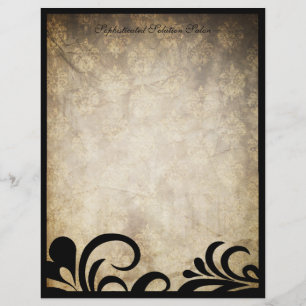 Sophisticated Swirl Letterhead