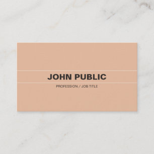 Sophisticated Vintage Colors Plain Company Chic Business Card