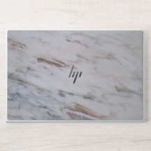 Sophisticated White Marbel HP Laptop Skin
