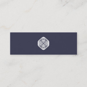 Sophisticated Wire - Indigo Mini Business Card