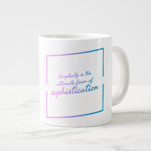 Sophistication. - Jumbo Mug
