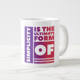 Sophistication. - Jumbo Mug