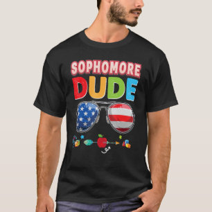 Sophomore Dude Cool Kid Student Back To School Tea T-Shirt