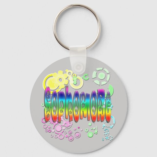 Sophomore - Peace Key Ring (Front)