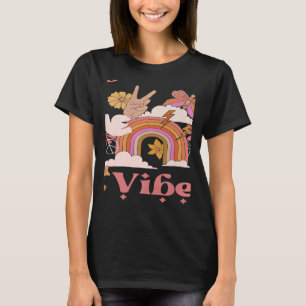 Sophomore Vibes 10th Grade School Groovy Retro Boh T-Shirt