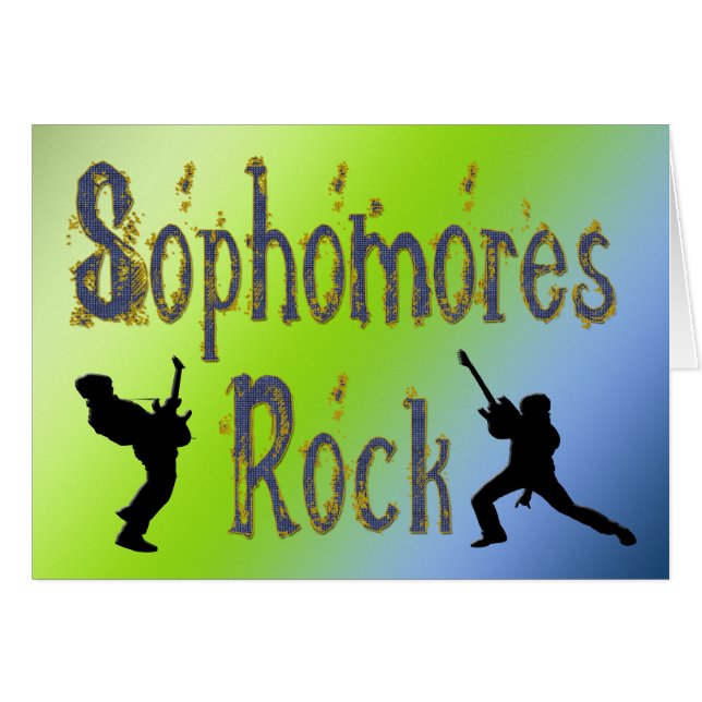 Sophomores Rock - Guitar Players (Front Horizontal)