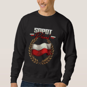 Sopot Poland Travel Polish Flag Polska Sweatshirt