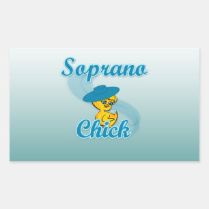 Soprano Chick #3 Rectangular Sticker