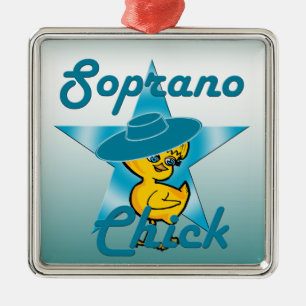 Soprano Chick #7 Metal Tree Decoration
